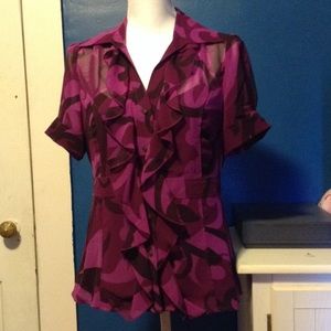 Banana Republic blouse and camisole