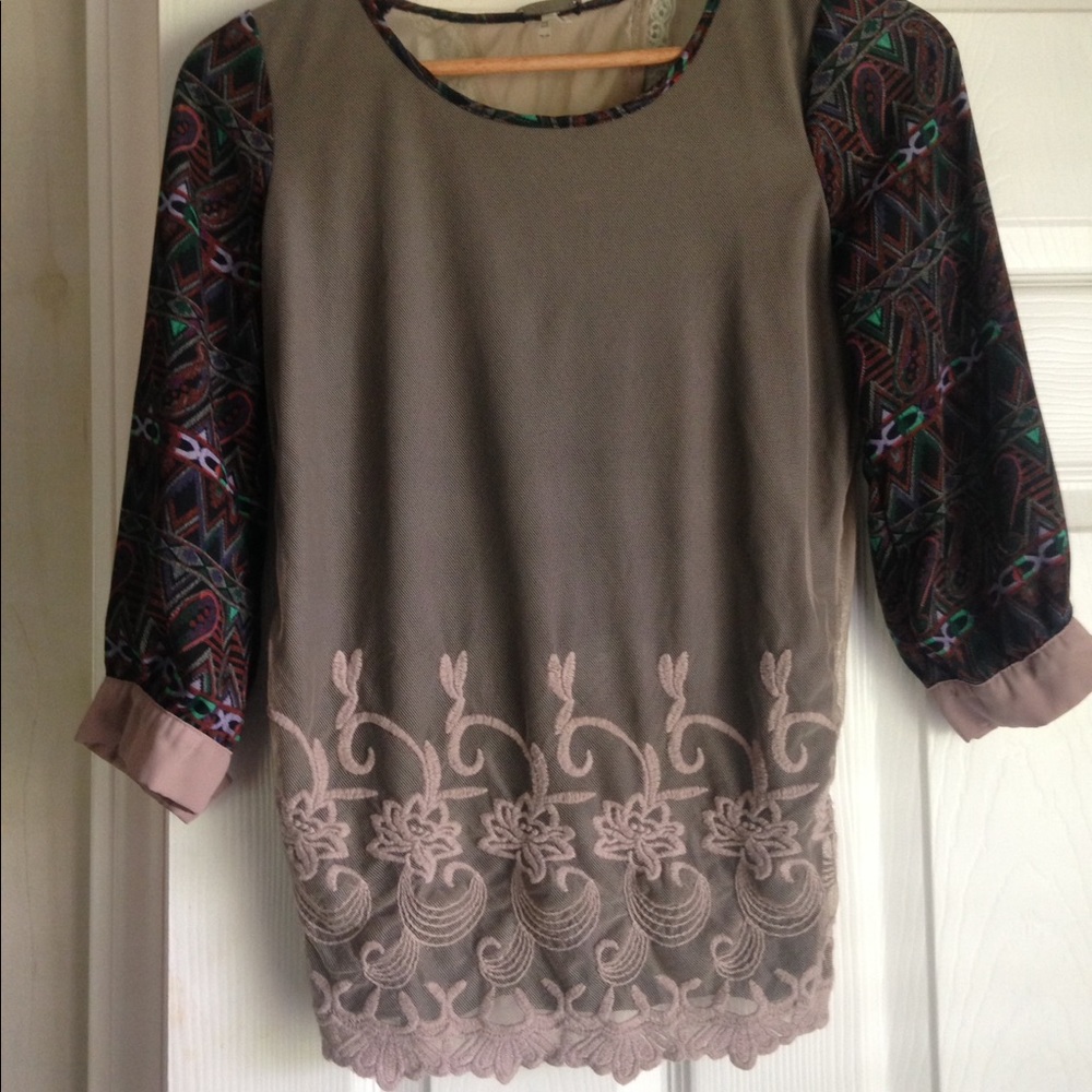 Buckle blouse