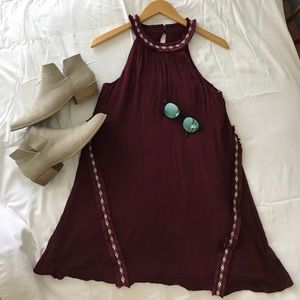 Moon River Fringe Dress- medium