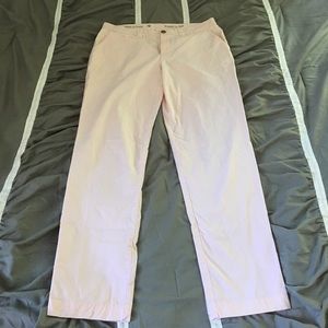 Light pink GAP khakis; broken-in straight size 6