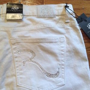 Rock & Republic Virgin White Jeans 16M