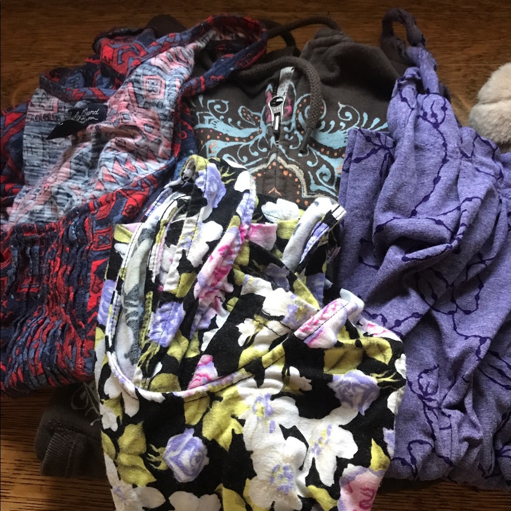 Lucky brand and free People xs and small