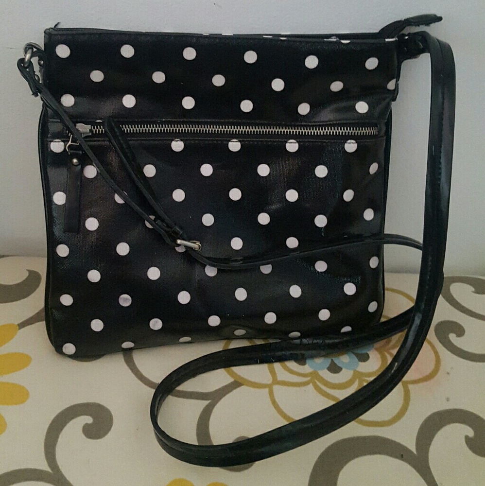 Cute Polka dot crossbody bag Merona