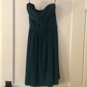 Rebecca Taylor Silk Strapless Dress, Size 4
