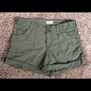 Cute Olive Green Hiking Shorts