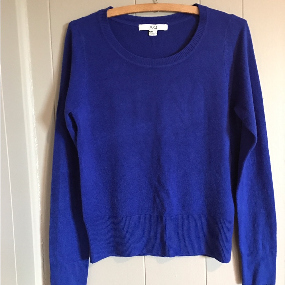 Forever 21 cobalt sweater - Picture 1 of 1
