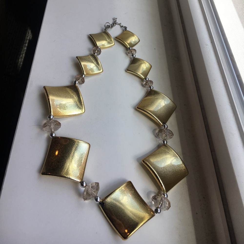 Women's gold necklace