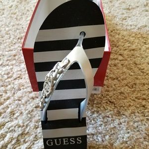 Guess Silver Sandals