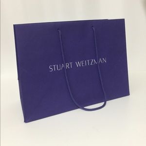 New Stuart weitzman paper bag