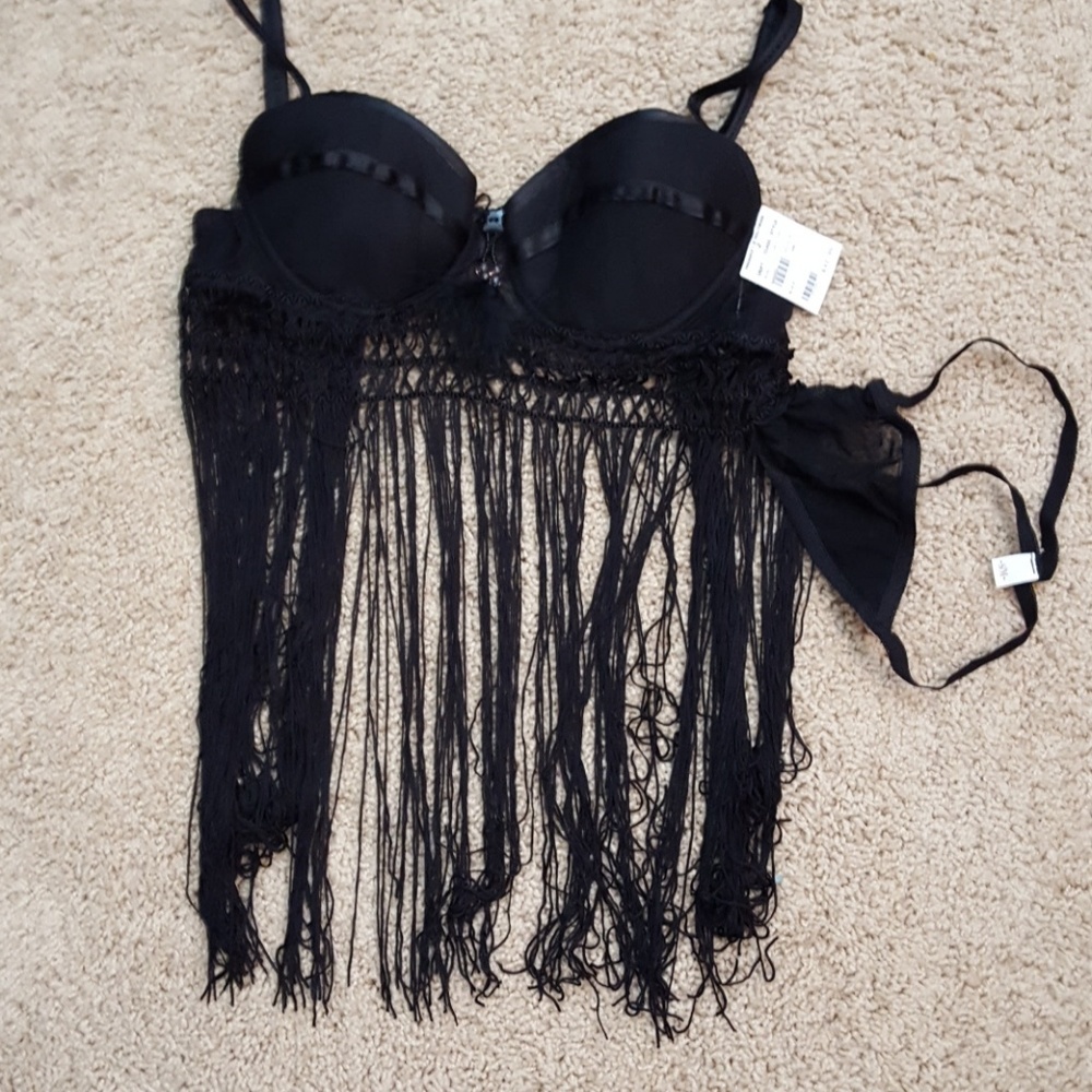 Sexy fringe bra NWT