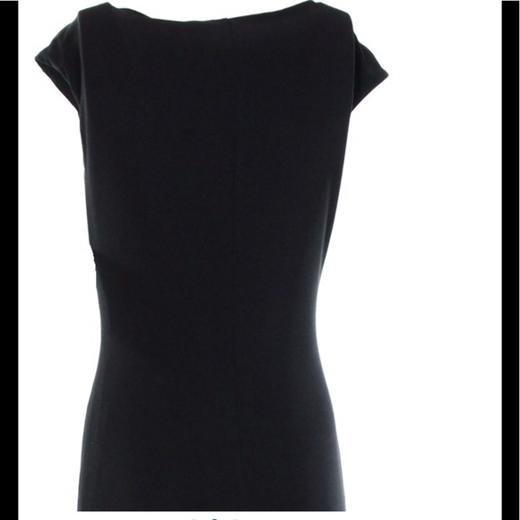 Ralph Lauren Cowl-Neck Stretch Sheath Dress - Picture 3 of 3