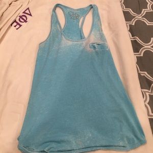 LIGHT BLUE CHASER TANK TOP