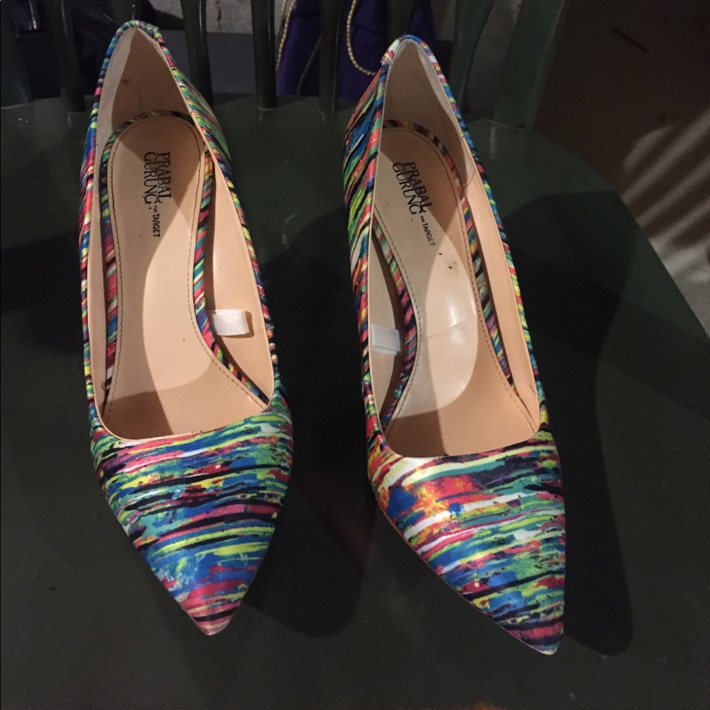 Multicolor heel