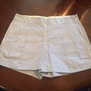 NWT Blue seer sucker shorts