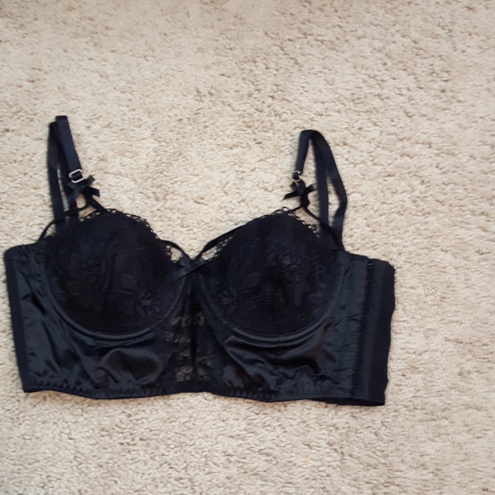 Lace up corset bra NWOT