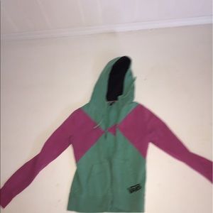 Vans zip up vintage hoodie