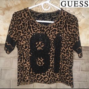 Guess Animal print T-shirt size S