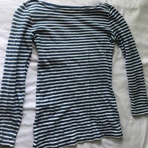 J.crew striped long sleeve tee