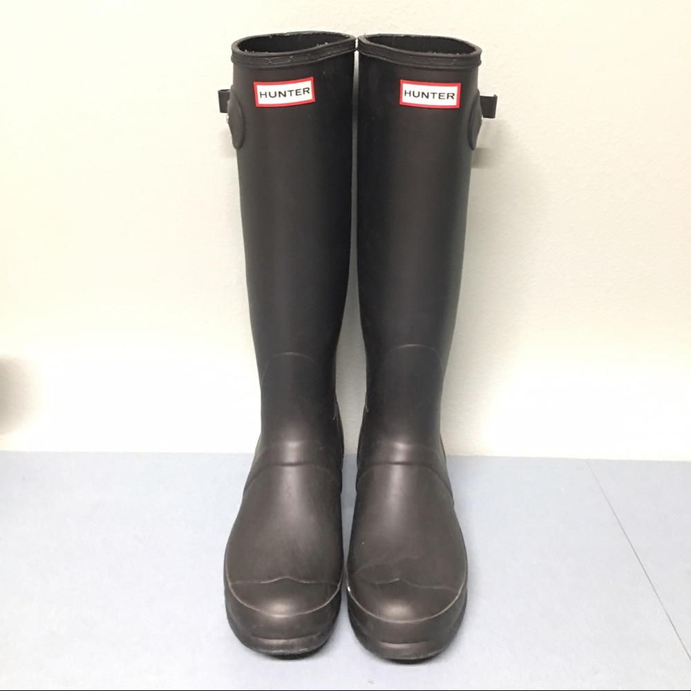 Authentic like new knee high Hunter Boots.