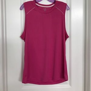 Pink workout tank