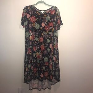 LuLaRue blue flower print dress