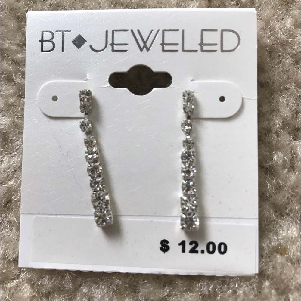NWT silver earrings