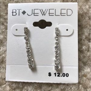 NWT silver earrings