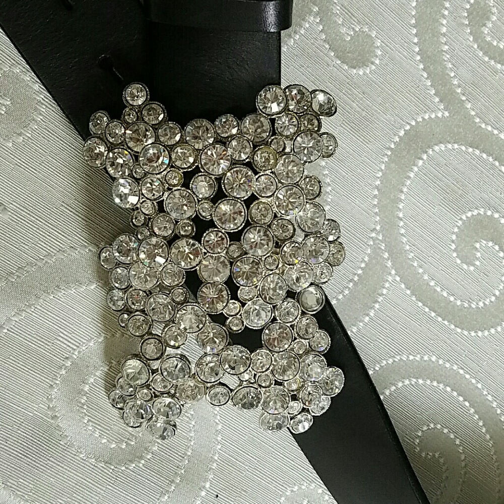 Orciani black leather belt
