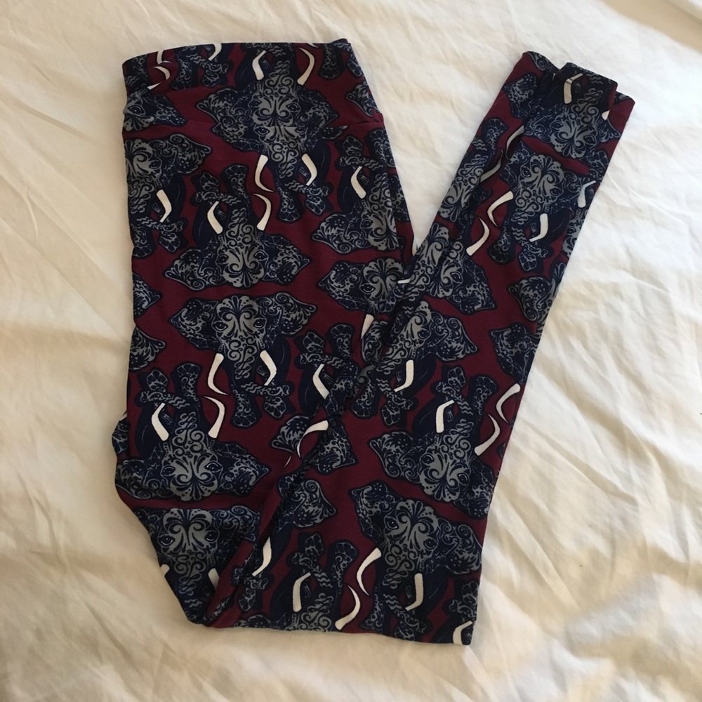 TC Lularoe elephant leggings