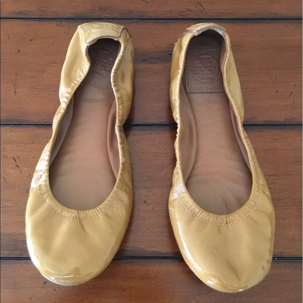 Tory Burch Eddie flats patent leather size 7