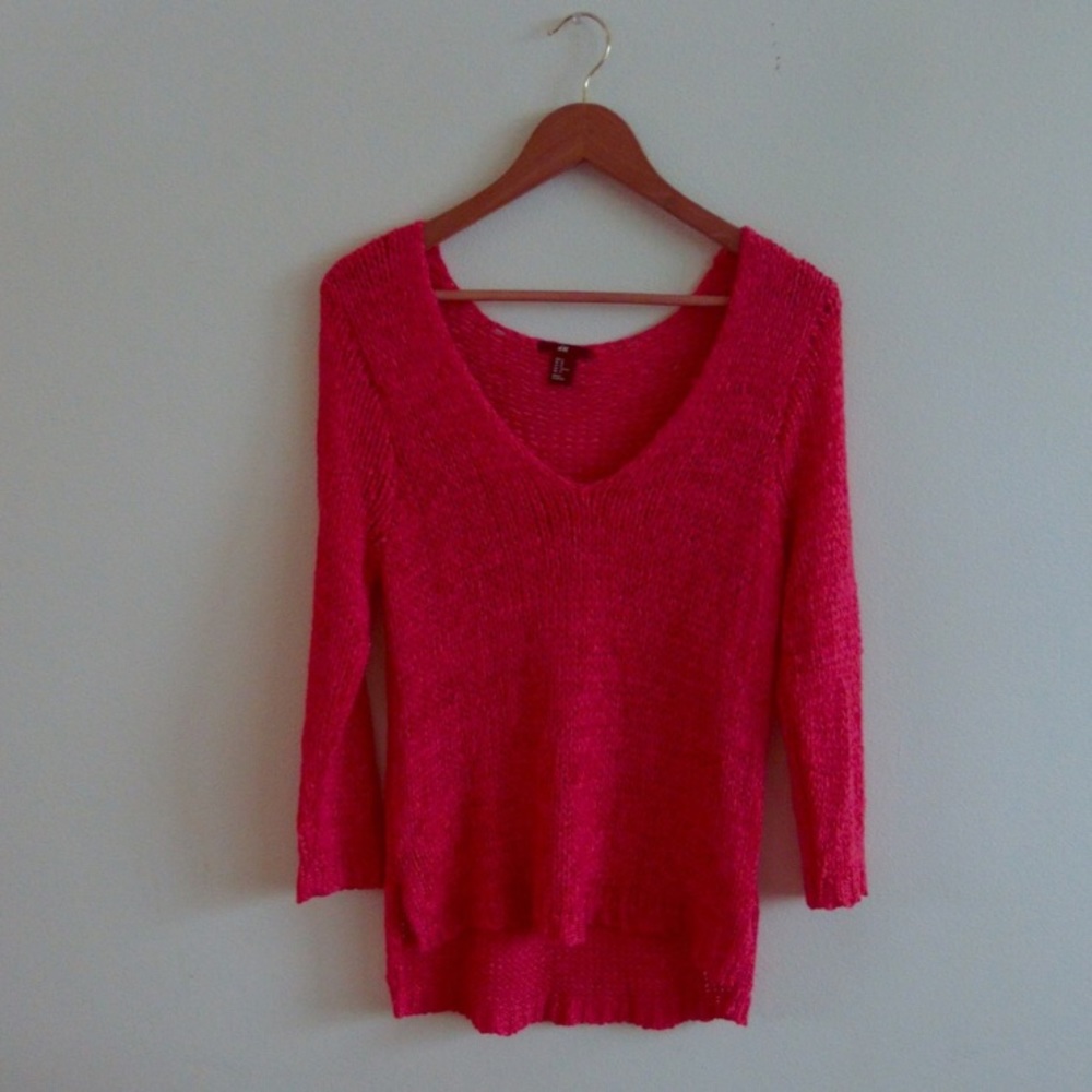Pink H&M Knit Sweater
