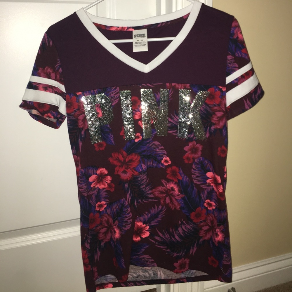 PINK floral shirt