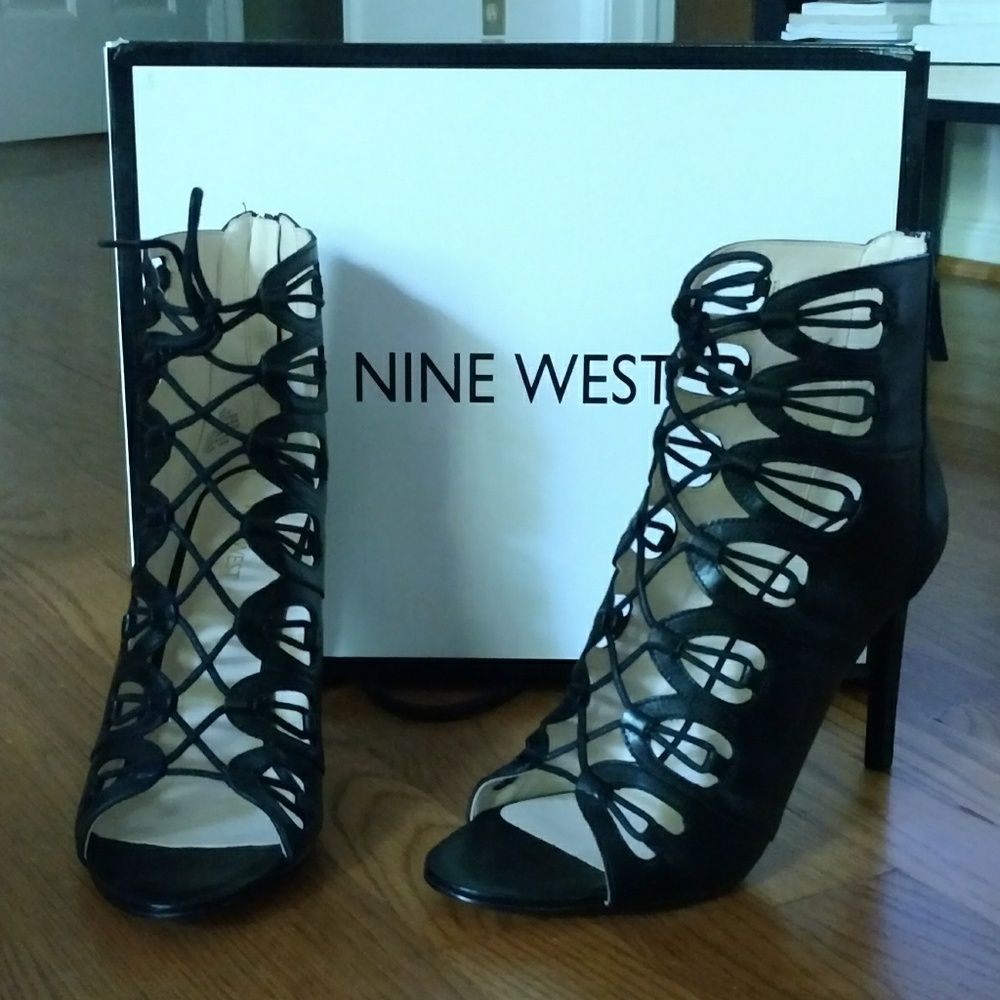 Nine West Black Nwleslie Heels