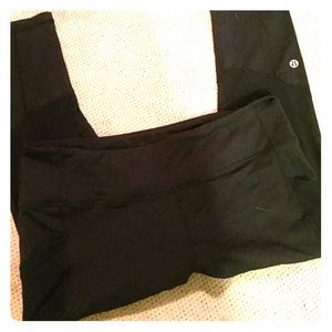 Lululemon mesh crops