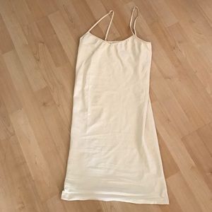 Free people seamless mini slip in ivory