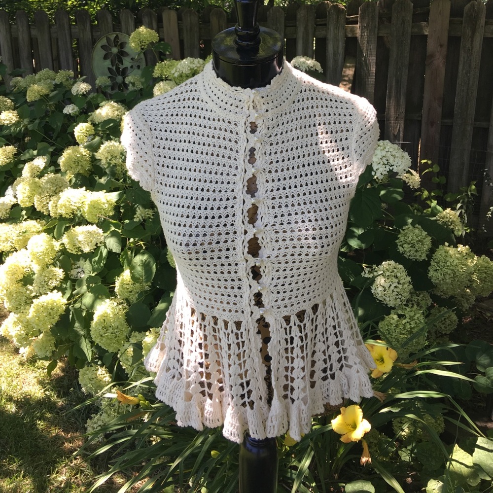 FREE PEOPLE Creme Cardigan