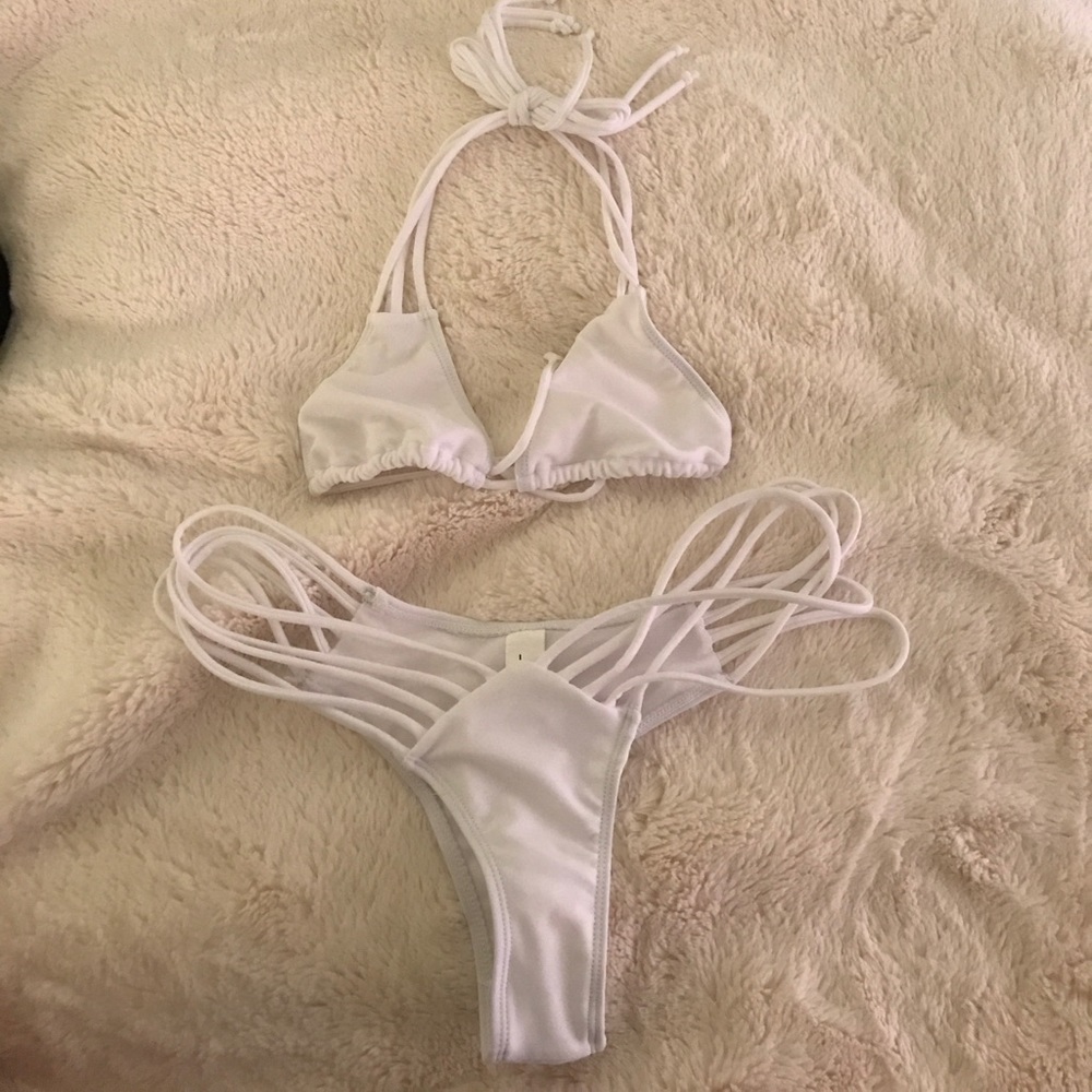 White Cheeky Bikini
