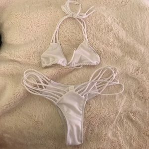White Cheeky Bikini