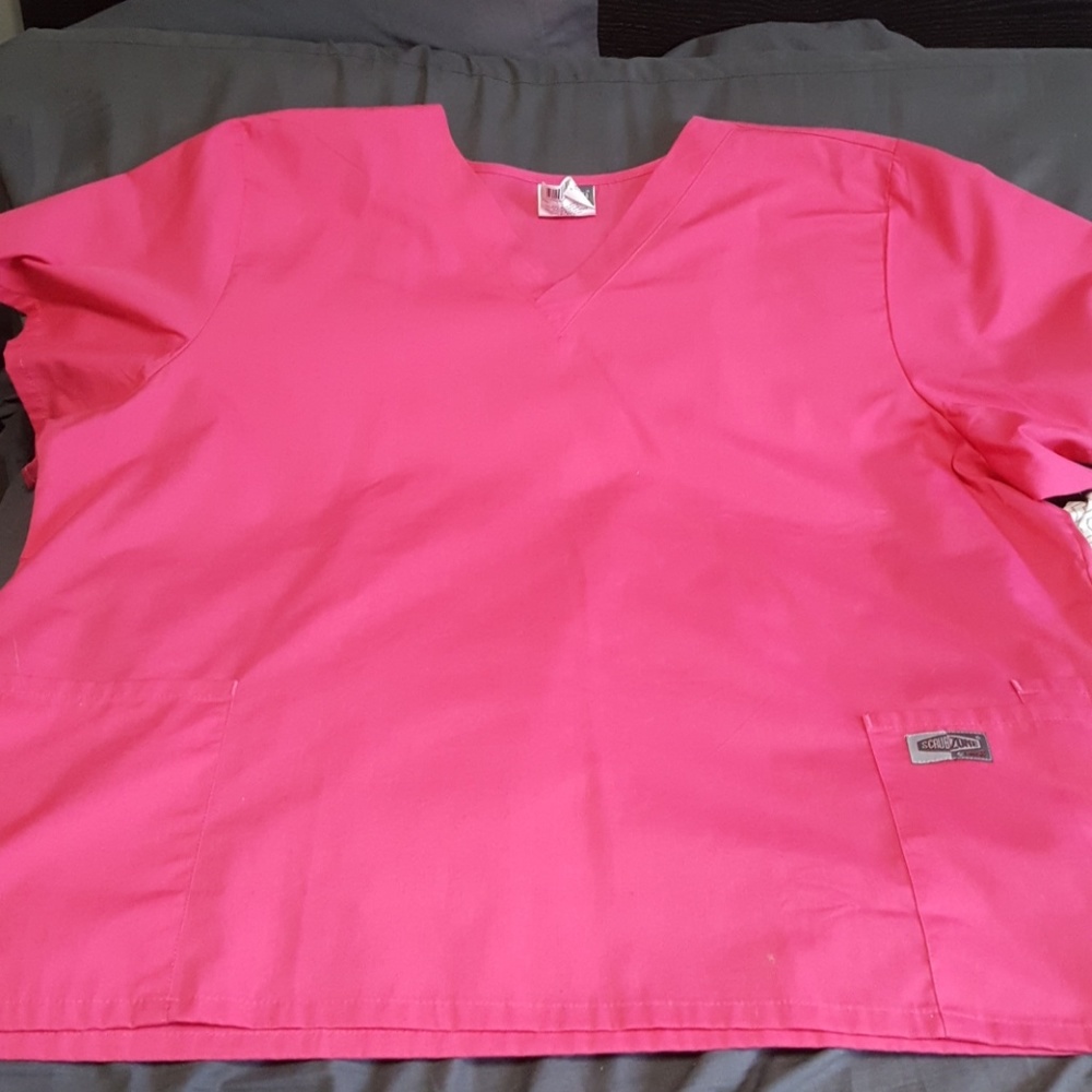 Magenta Pink 3X Scrub Top NWOT