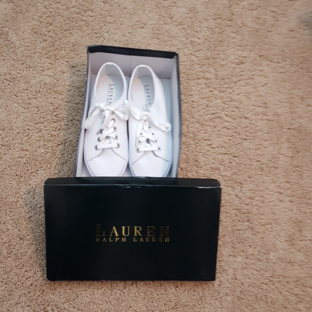 Ralph Lauren canvas tennis shoes