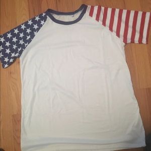 Stars and stripe sleeve shirt