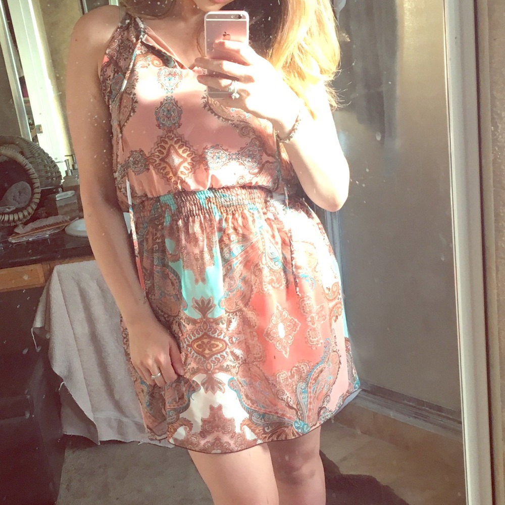 Printed 70s ish Dress