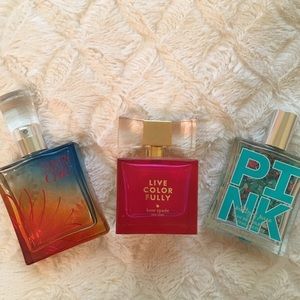 Kate Spade, Bath & Body Works, & PINK Perfumes