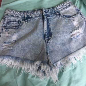 Distressed size 10 shorts brand new never worn