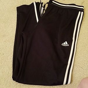 Adidas 3 stripe warm ups!