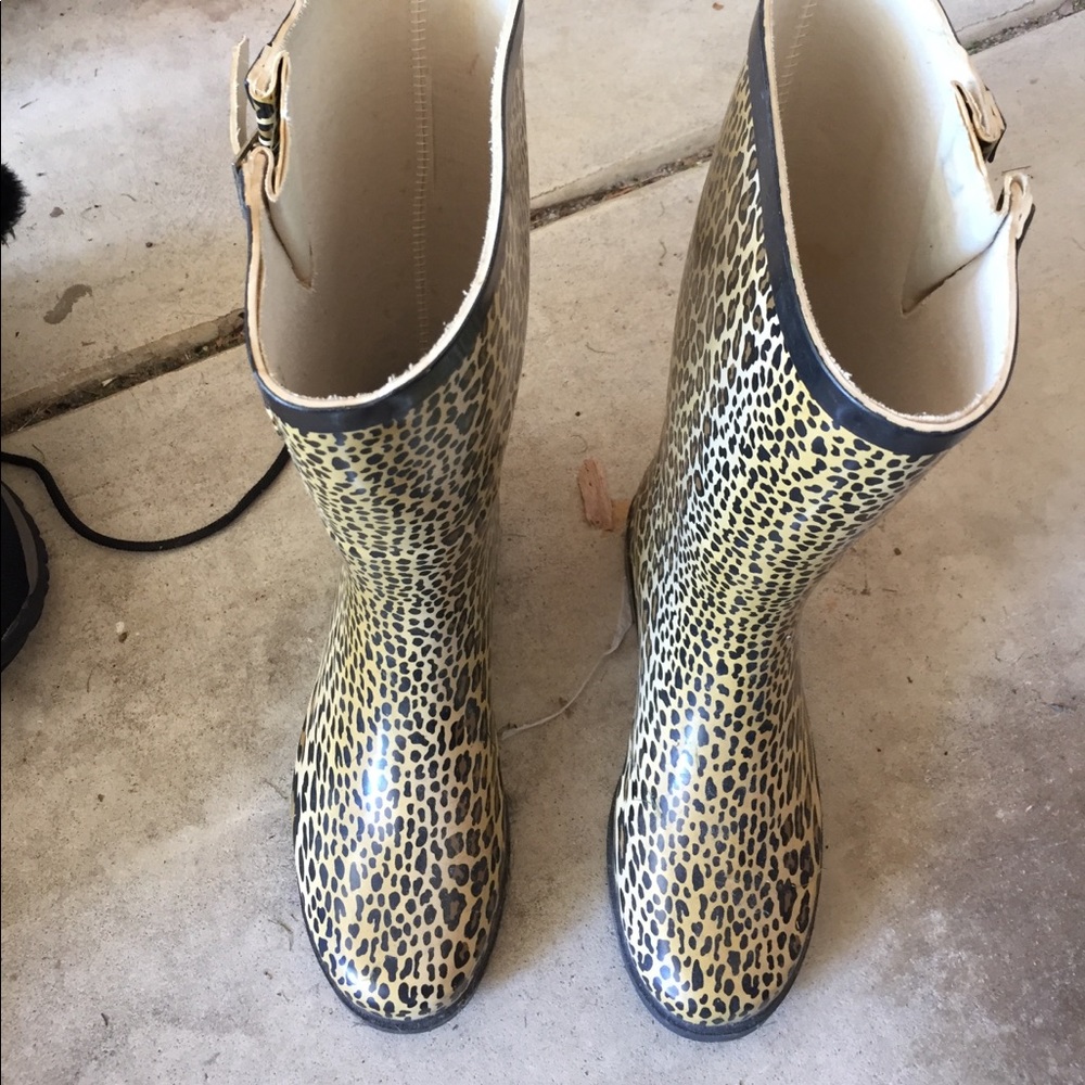 Cheetah Rain Boots