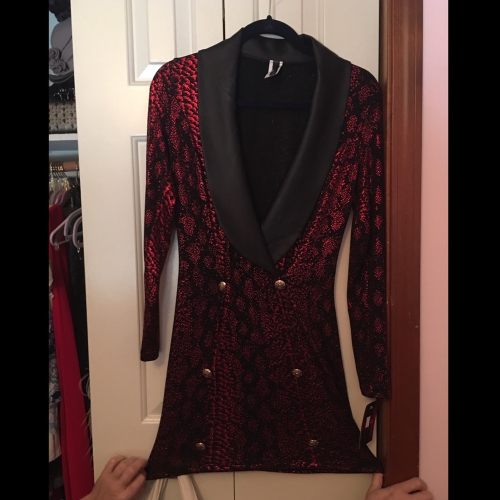 Super sexy flashy mini dress