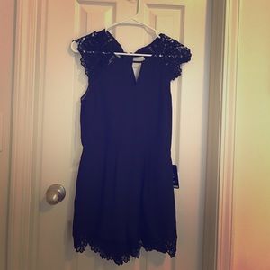 Express romper with lace detail size 4