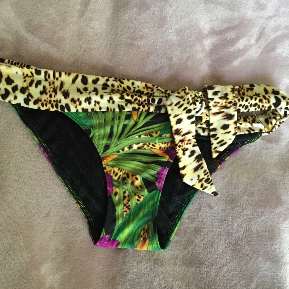 Cheetah tropical Victoria secret bikini bottom