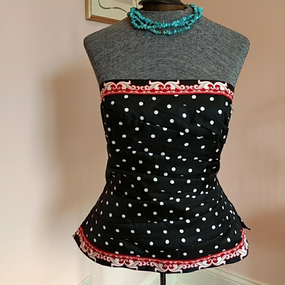 Silk Corset Top by White House Black Market.